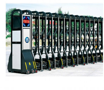 Cổng xếp nhôm LB024